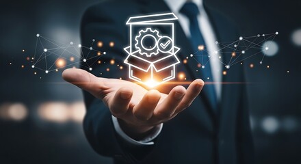 Unlocking advanced technology solutions A powerful concept for streamlined business operations, service delivery, and innovative digital transformation.