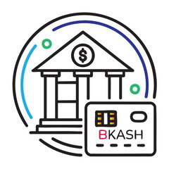 illustration of a house with a dollar symbol