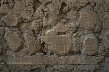 old cement plaster