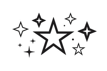 Dynamic starburst design elements perfect for adding sparkle, energy, and excitement to any creative project or celebratory event, instantly enhancing visual appeal