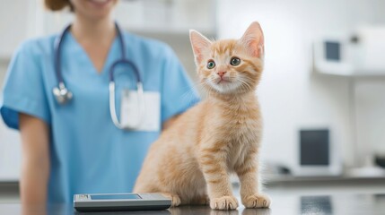 Digital pet microchip scanner display, reading numbers, subtle light