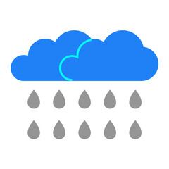 Rainy Vector Design Icon Style