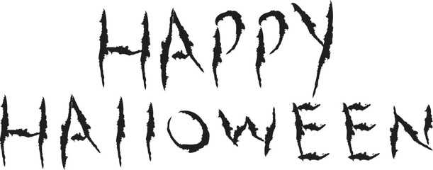 Spooky Halloween Typography Design – Bold Black Text Style for Party Flyers, Posters, and Seasonal Graphics