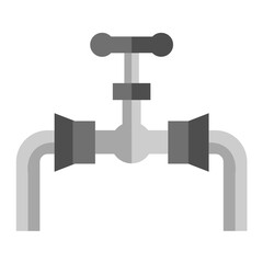 Pipe Vector Design Icon Style