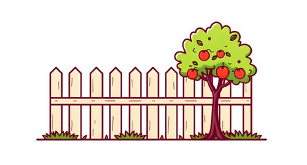 cartoon backyard fence, fence and grass vector, rustic fence cartoon, cartoon wooden planks, simple fence illustration, countryside fence cartoon, cartoon farm fence, picket fence with grass, cartoon 