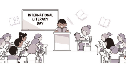 Celebrating International Literacy Day A Classroom of Young Readers