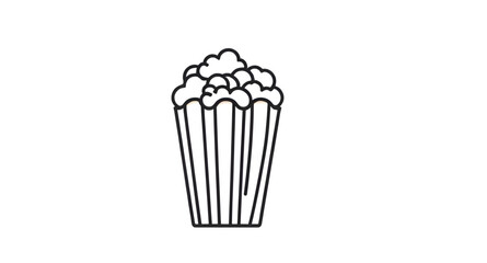 popcorn graphic, popcorn isolated, popcorn design, popcorn logo, popcorn symbol, theater snack icon, popcorn outline, popcorn emoji style, popcorn food icon, popcorn box, popcorn pack, popcorn snack v