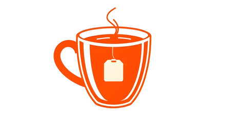 morning tea cup, hot beverage illustration, classic tea cup, teabag tag vector, cup of hot drink, steaming tea cup, cup with teabag, cartoon tea cup, tea clipart, tea with string, cozy tea mug, tea cu