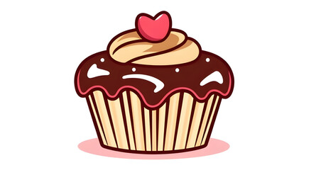 sweet cupcake icon, chocolate muffin vector, cupcake with frosting, cupcake clipart, cupcake drawing, chocolate dessert art, sweet food vector, bakery cupcake illustration, cupcake with sprinkles, cup