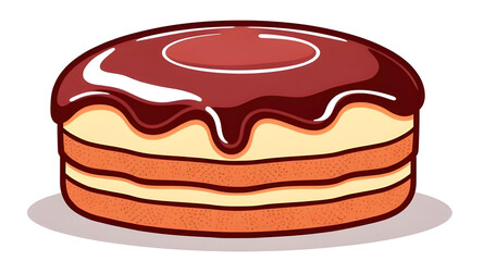 chocolate cake flat design, sweet food graphic, cake icon illustration, chocolate cupcake vector, cake with cherry topping, dessert symbol, chocolate sponge cake, cake decoration vector, chocolate gla