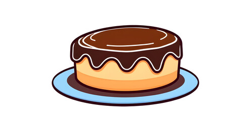 chocolate birthday cake, chocolate cake drawing, bakery logo vector, cake silhouette, chocolate mousse cake, vector dessert food, chocolate cake flat design, sweet food graphic, cake icon illustration