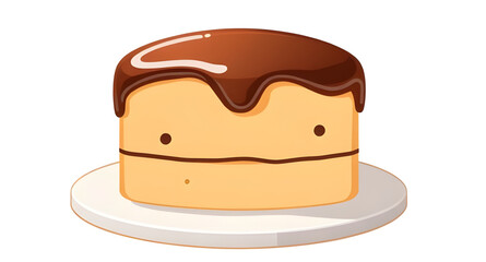 cake illustration isolated, chocolate birthday cake, chocolate cake drawing, bakery logo vector, cake silhouette, chocolate mousse cake, vector dessert food, chocolate cake flat design, sweet food gra