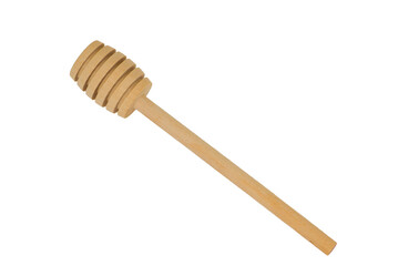 wooden spoon isolated on white