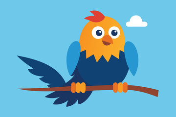 Whimsical Cartoon Illustration with Colorful Elements and Classic Fonts for Creative Designs