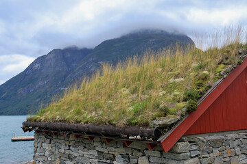 wooden house in the mountains - Norway 