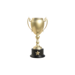 Fototapeta premium Gold Trophy Cup Award Icon