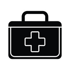 First Aid Kit Icon Vector Illustration