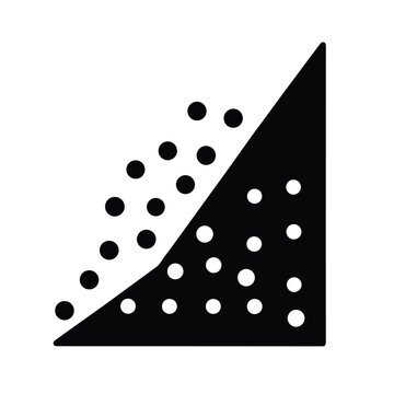 Scatter Plot Icon Vector Illustration