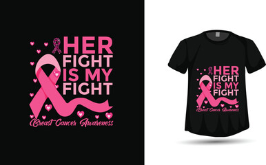 Breast cancer awareness tshirt design