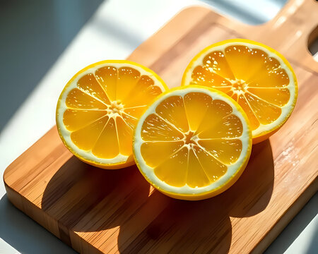 orange and lemon