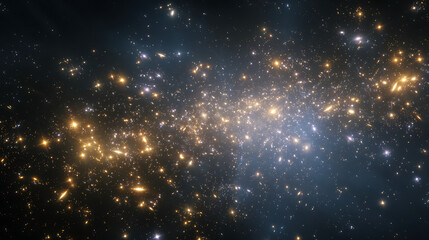 Fototapeta premium Explore the universe: stunning galaxy view, cosmic background with stars and nebulae, space wallpaper hd