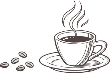 Hot Coffee Cup Art Design Collection. Morning Coffee Cup Art Design Illustration. Warm Coffee Cup Art Design Bundle. Cartoon Coffee Cup Art Design Pack. Fresh Coffee Cup Art Design Set. Stylish Coffee