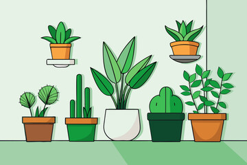 set of plants