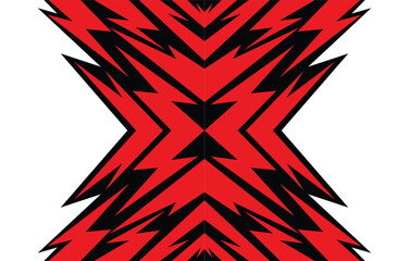 Abstract background with various sharp, zigzag and lightning pattern with some copy space area.