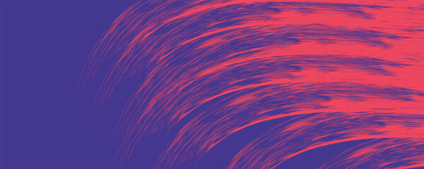 Abstract Sports Background with Red and Purple Brush Texture and Halftone Effect. Retro Grunge Background for Banner or Poster Design