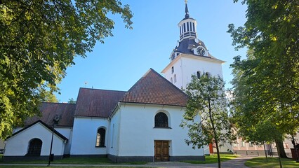 Sweden. Saint Gertrude`s Church is a medieval church building in central Västervik. The church was consecrated in the 1430s and is dedicated to Saint Gertrude of Neville’s. Kalmar County.  © Andrii