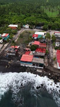 Aerial view Paraiso beach - Colima, Mexico