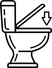 WC icon set. Toilet, restroom, man and woman, bathroom, disabled, dumpster, toilet paper, infant - stock vector.Restroom Sign.Bathroom Glyph Icon Restroom Sign Male and female toilet icon