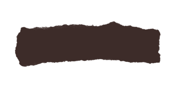 A solid brown rectangle against a black background with blurred edges and a simple composition style