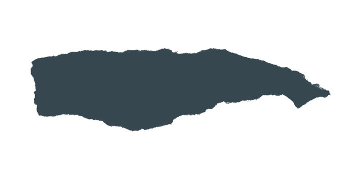 A dark gray blob shape with jagged edges isolated against a black background in a simple illustration