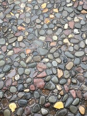 cobblestone road background