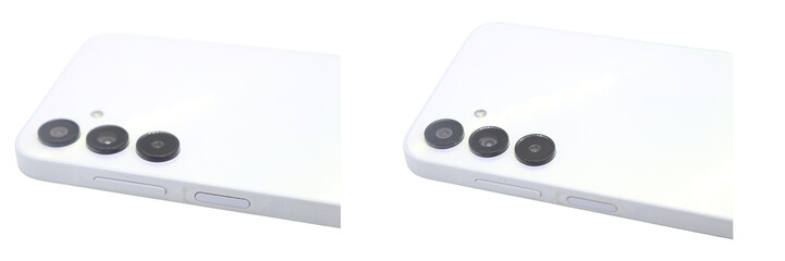 Fototapeta premium android white cell phone on transparent