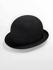 Timeless Bowler Hat: Iconic Black Hat Fashion Accessory for Vintage Style and Classic Men's Fashion