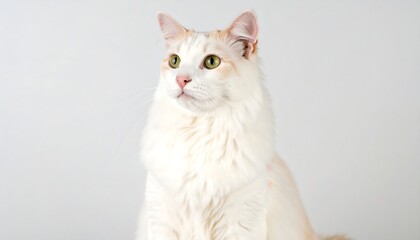 Cream-colored cat portrait