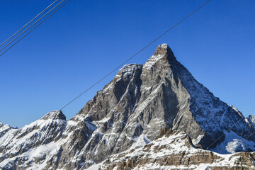 cervino mount in Italy, italian alps