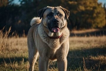 Majestic Kangal Dog Standing on Field
