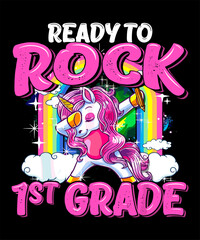 Unicorn back to school design for teacher and students who love Unicorn and surprise your classroom in your first day of school, Perfect Gift Idea for Boys Girls Teachers bee lovers