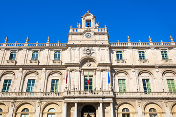 Obraz premium University of Catania in Catania city centre, Sicily