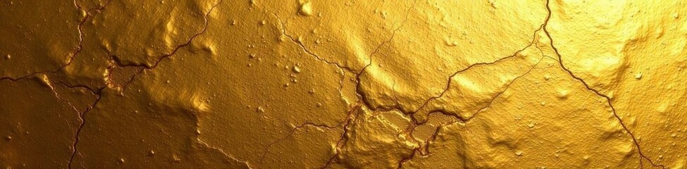 Subtle scratches etch a lustrous golden foil, revealing underlying sheen , close-up, scratched gold foil, glimmer