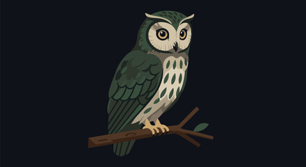 Realistic Owl Illustration