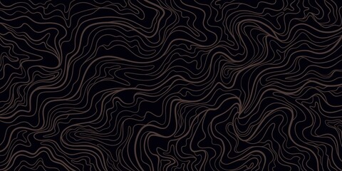 Black background with thin wavy lines