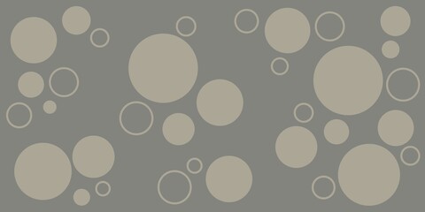Abstract background with circles of different sizes in a gray-beige palette