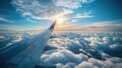 view from airplane window