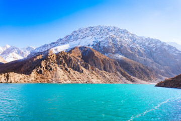 Obraz premium Seven Lakes in Fann mountains in Tajikistan