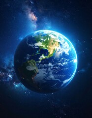 Fototapeta premium Earth in space