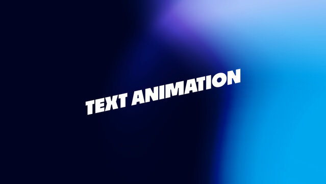 Text Animation Template